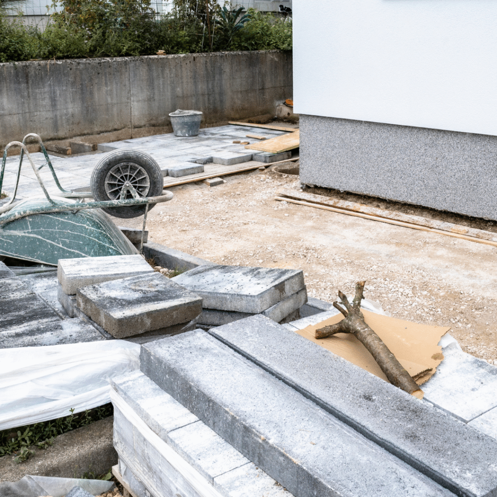 backyard renovation